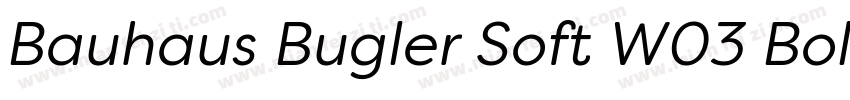 Bauhaus Bugler Soft W03 Bold字体转换